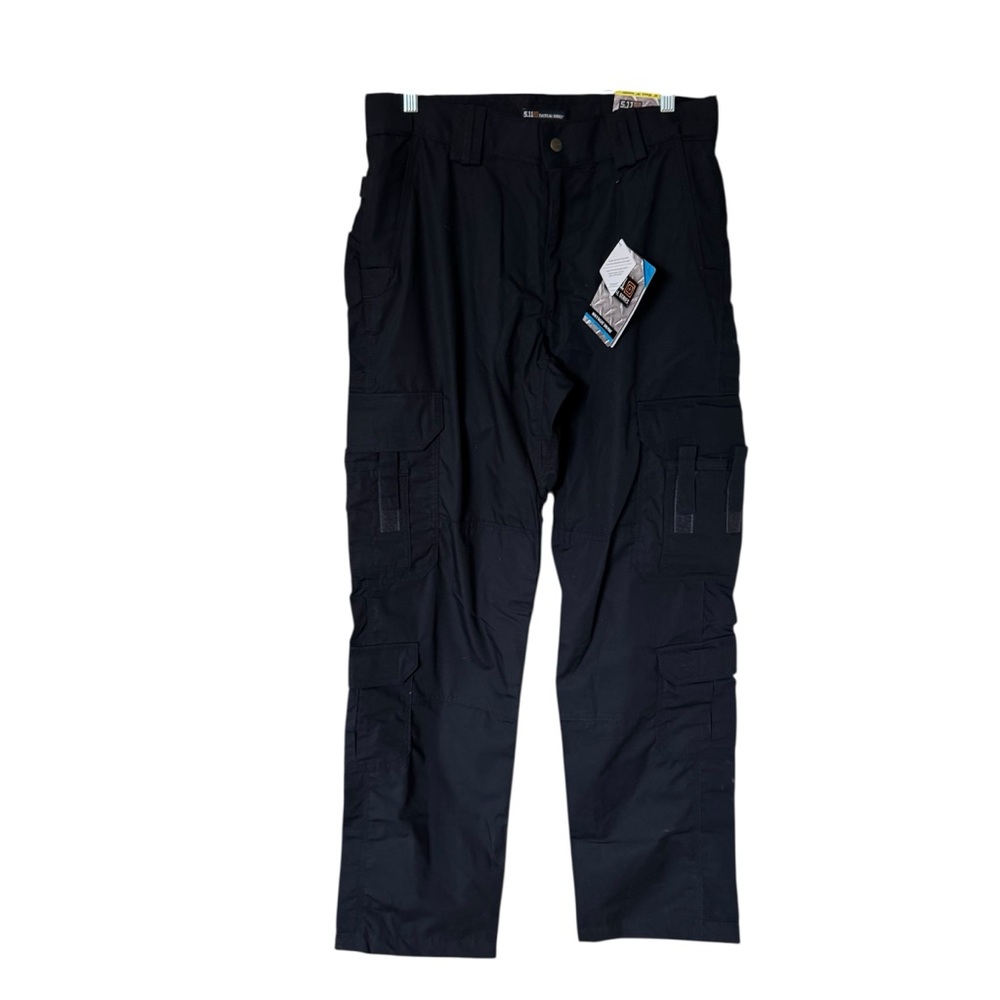 5.11 Men’s Regular Fit TACLITE EMS Ripstop Cargo Pant 36 x 34 Black